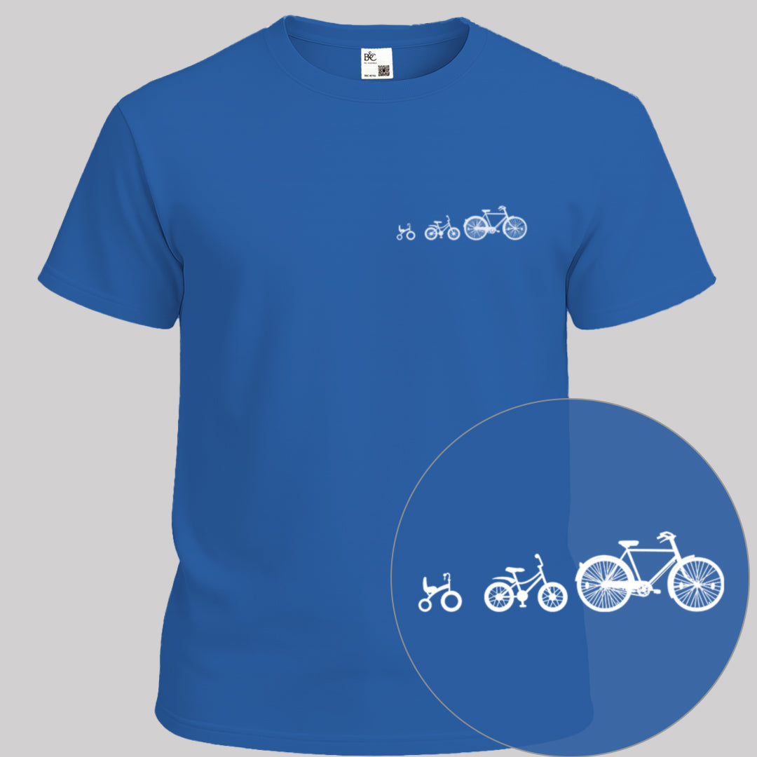 Papafiets & kids wit T‑Shirt