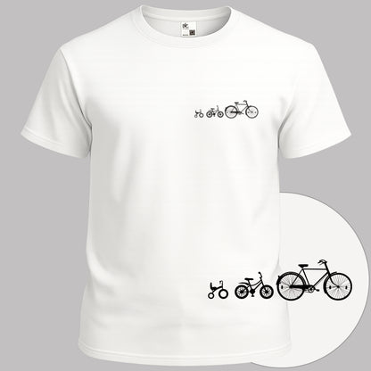 Papafiets & kids zwart T‑Shirt