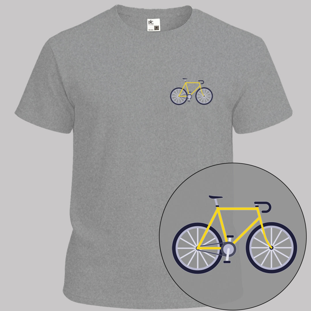 Racefiets geel T‑Shirt