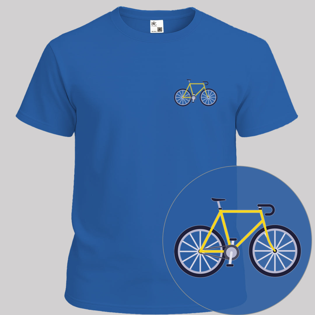 Racefiets geel T‑Shirt