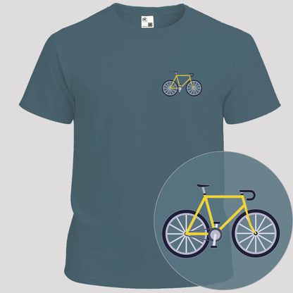 Racefiets geel T‑Shirt
