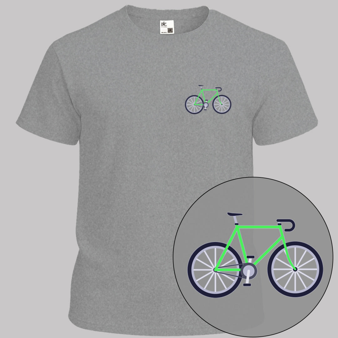 Racefiets groen T‑Shirt