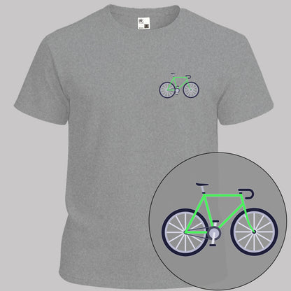 Racefiets groen T‑Shirt
