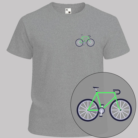 Racefiets groen T‑Shirt