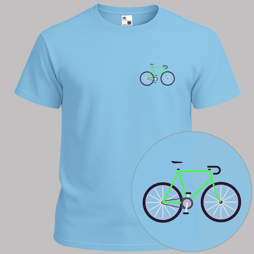 Racefiets groen T‑Shirt