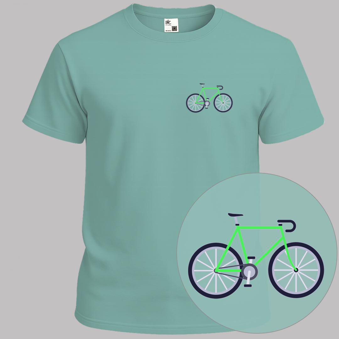 Racefiets groen T‑Shirt