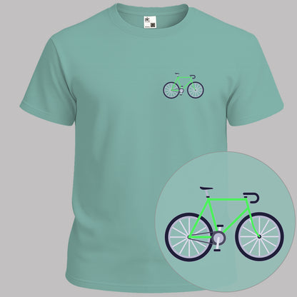 Racefiets groen T‑Shirt