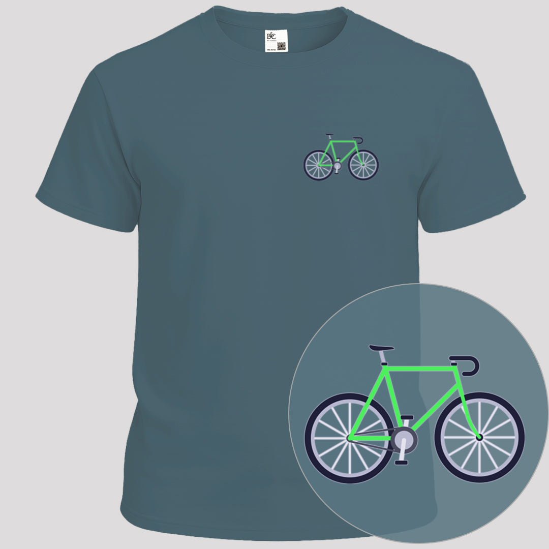 Racefiets groen T‑Shirt