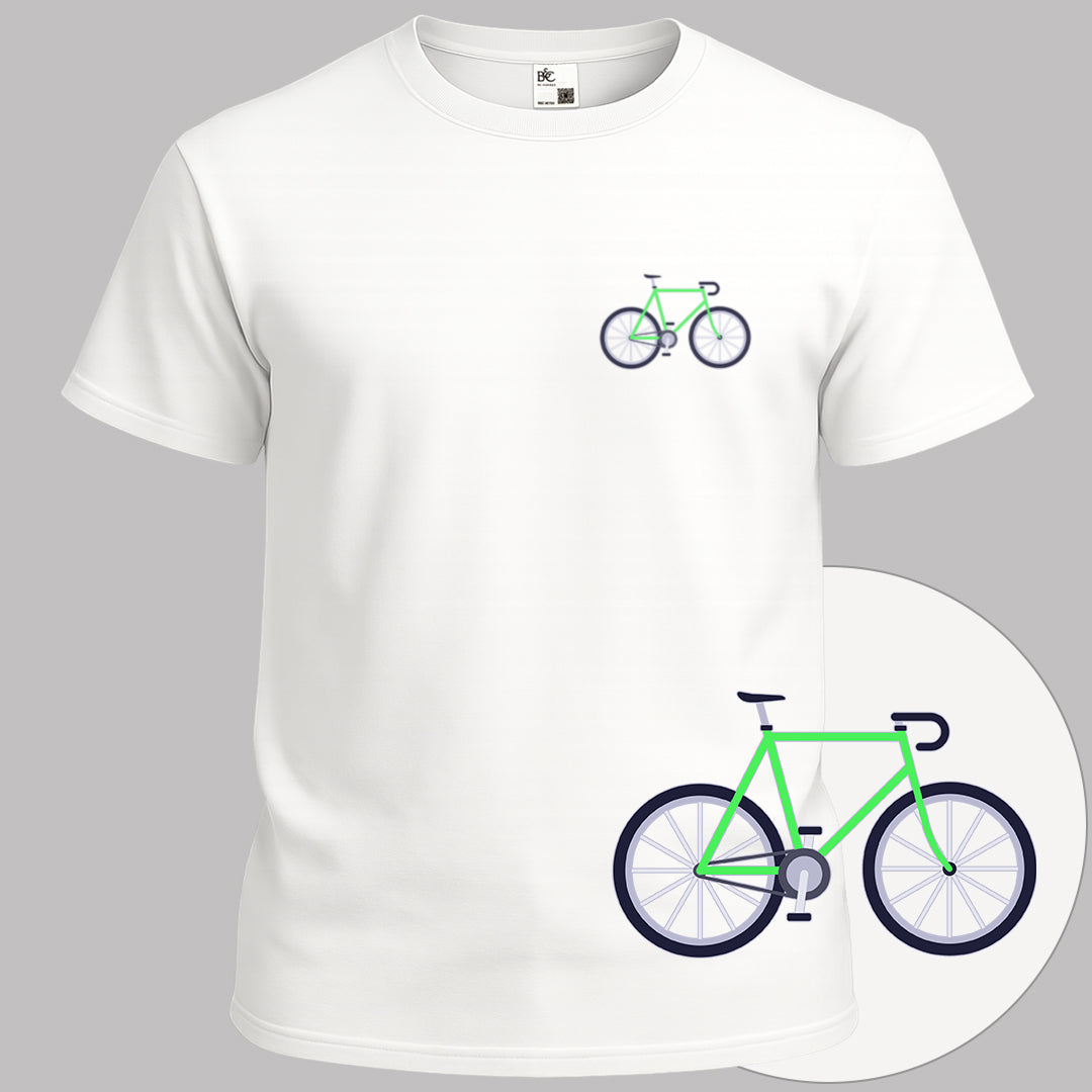 Racefiets groen T‑Shirt