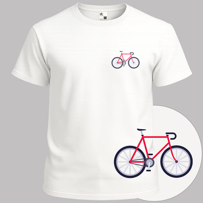 Racefiets rood T‑Shirt
