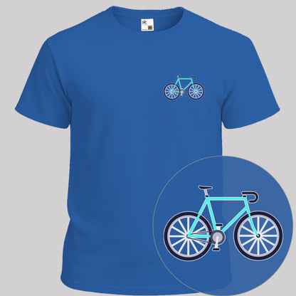 Racefiets turquoise T‑Shirt
