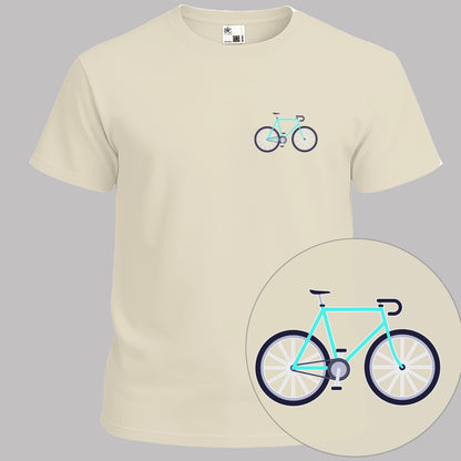 Racefiets turquoise T‑Shirt