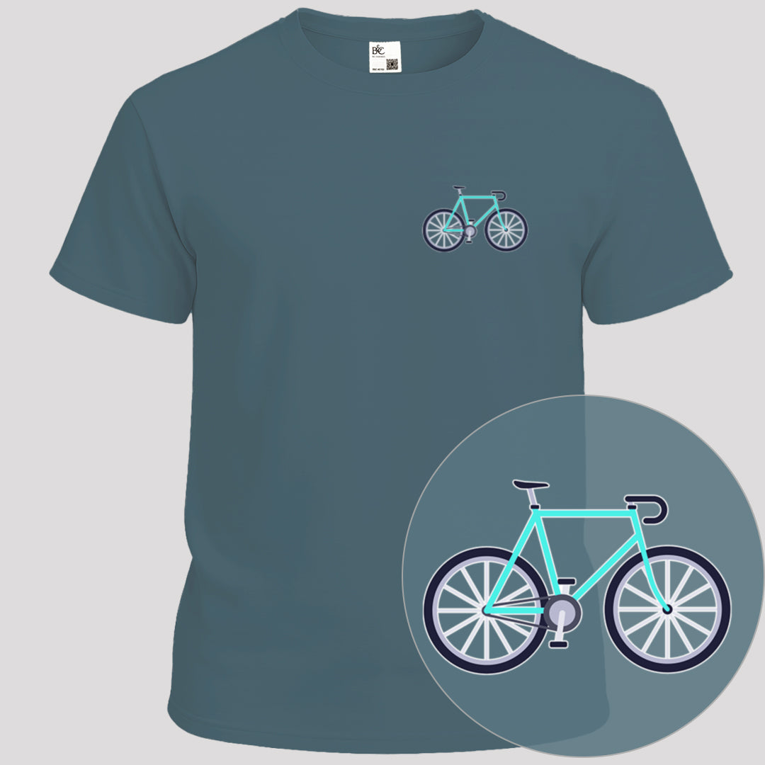 Racefiets turquoise T‑Shirt
