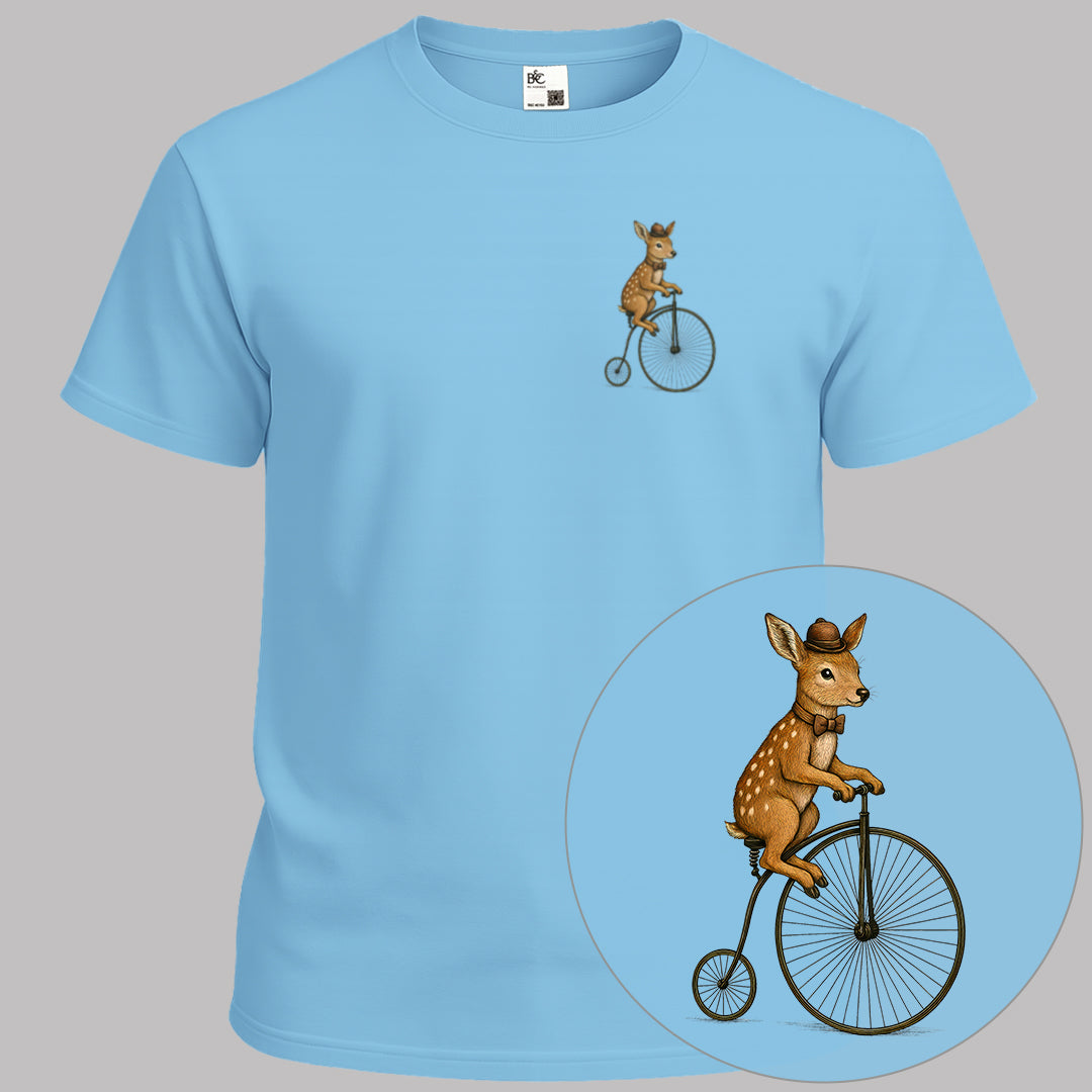 Ree op antieke fiets T‑Shirt