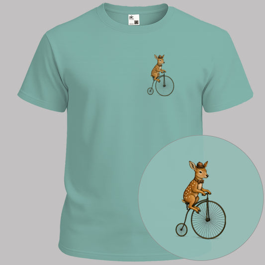 Ree op antieke fiets T‑Shirt
