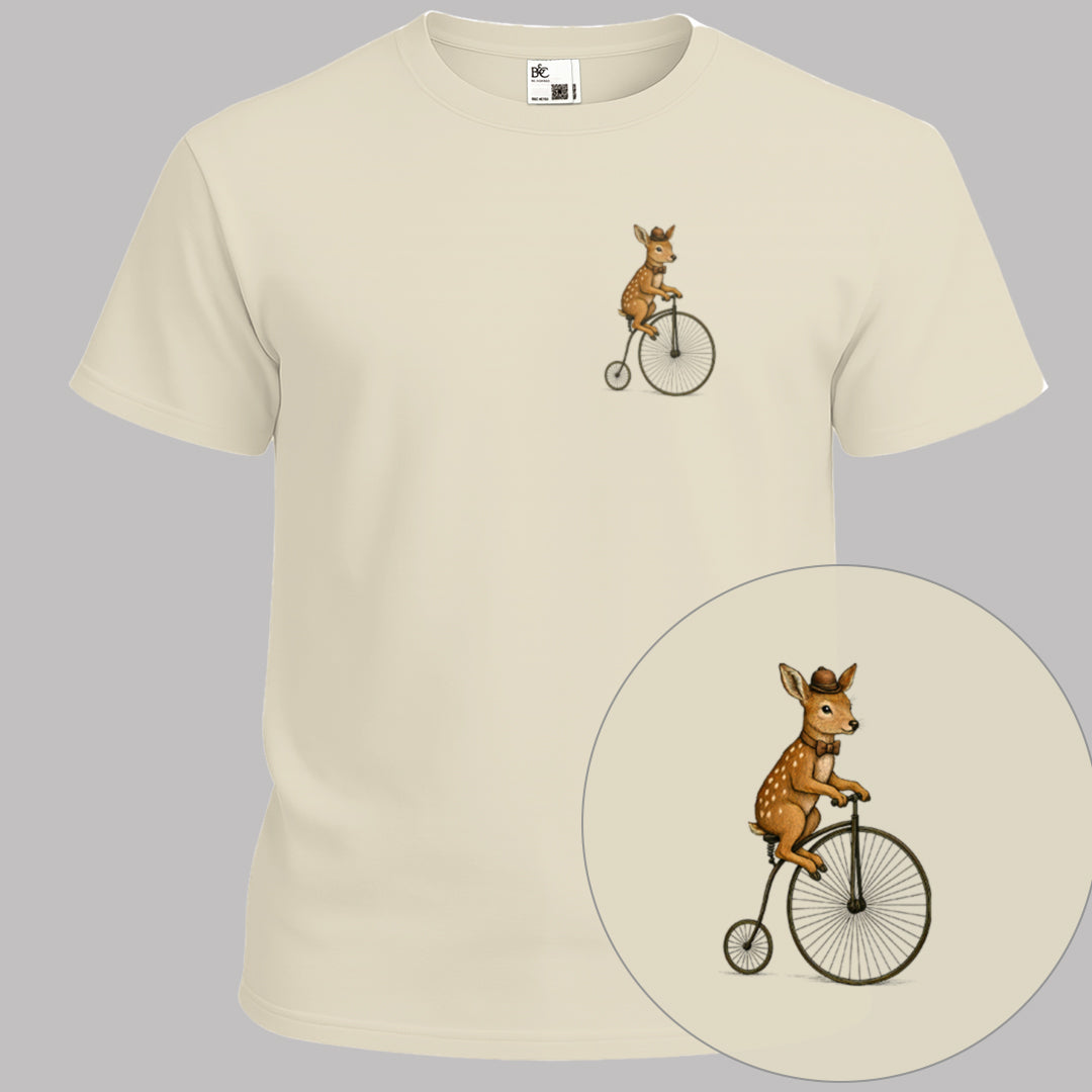 Ree op antieke fiets T‑Shirt