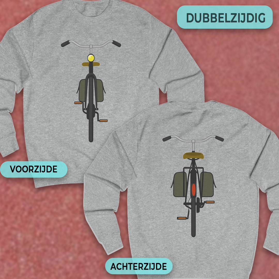 Stadsfiets voor & achter Sweater