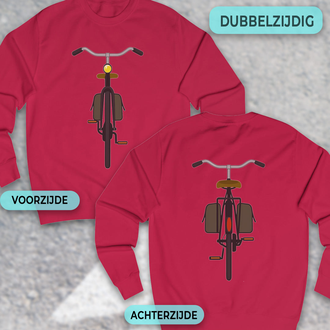 Stadsfiets voor & achter Sweater