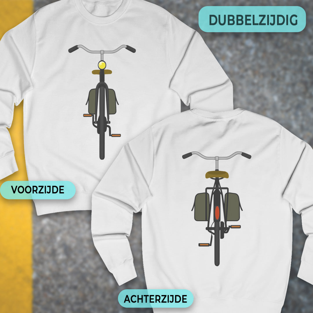 Stadsfiets voor & achter Sweater
